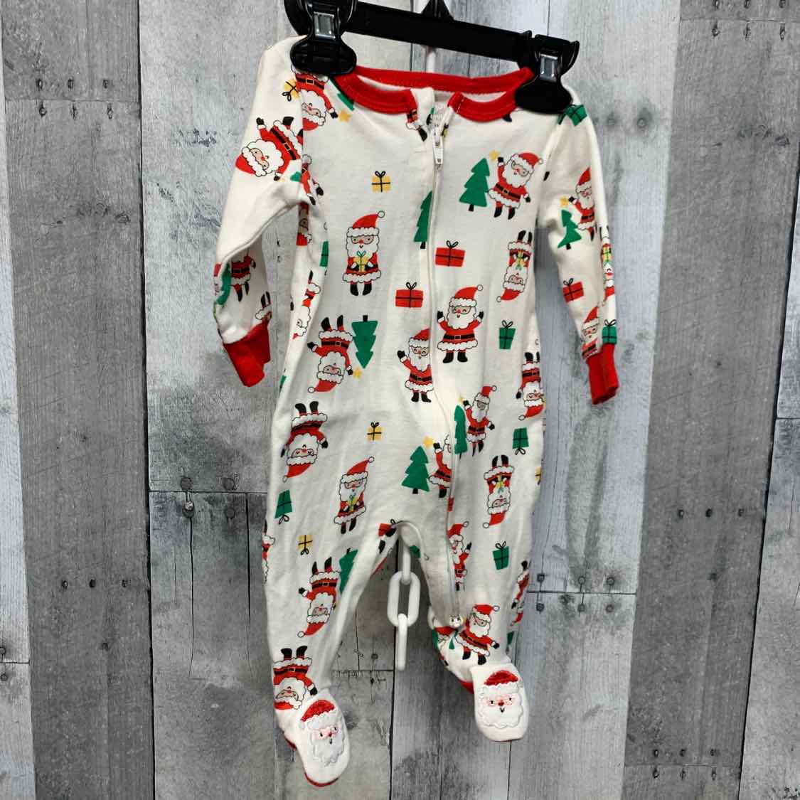 Size 0-3 Months White Print Koala Baby/Kids Footy PJs
