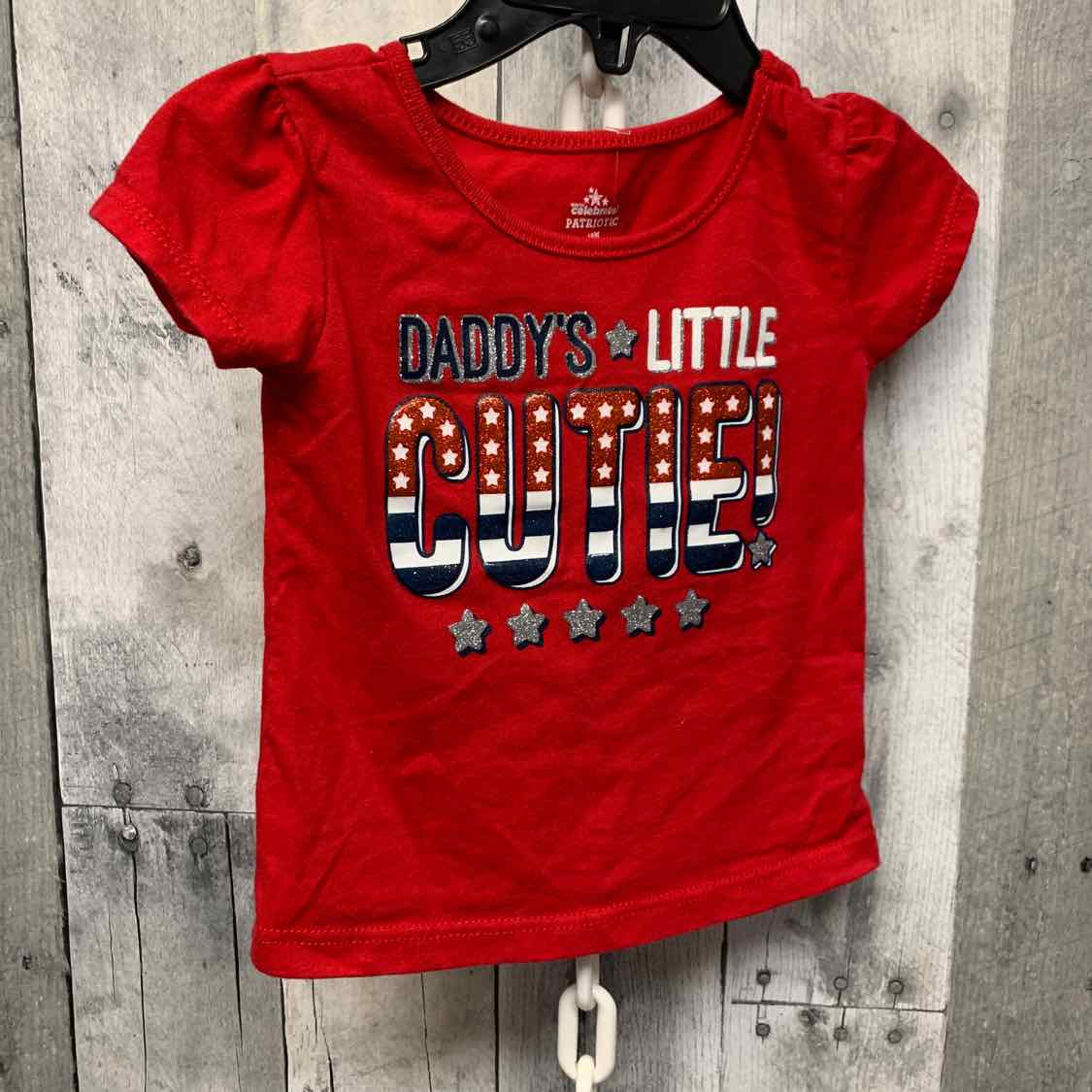 Size 12 Months Red Holiday Brands T Shirt