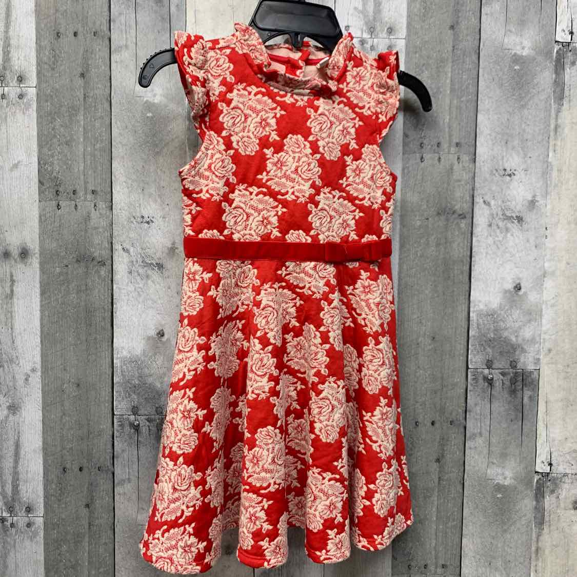 Size 6 Red/Ivory Janie & Jack Dress
