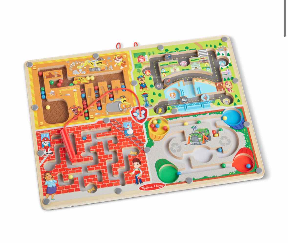 Melissa & Doug 4-in-1 Magnetic Wand Maze Board