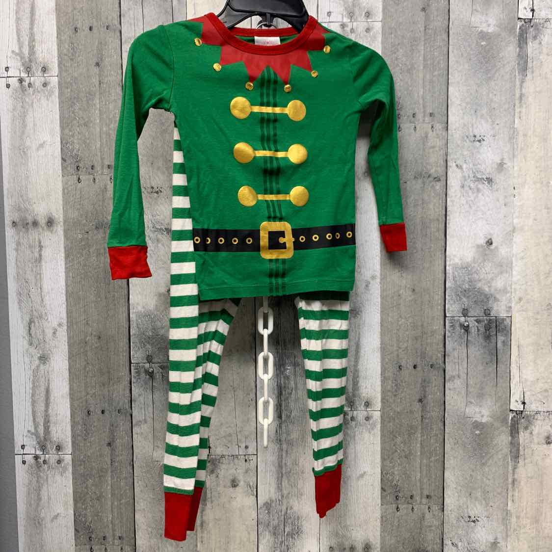 Size 4T Green/Red Holiday Brands 2pc PJs