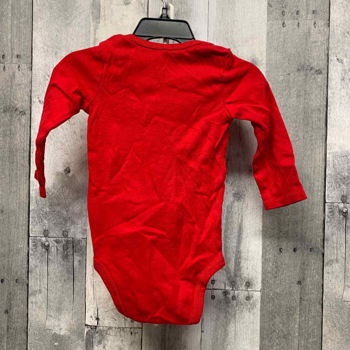 Size 12 Months Red Just One You Bodysuit