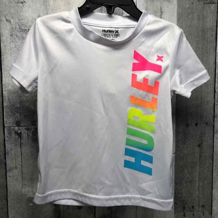 Size 2/3 White Hurley T Shirt