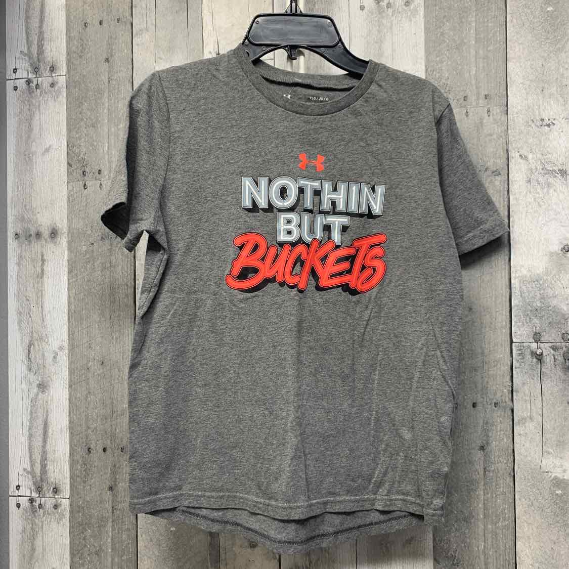 Size Large Gray Sport Brand T Shirt