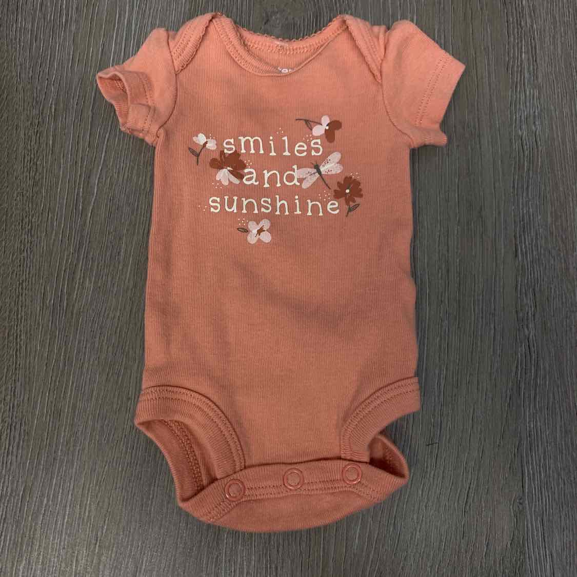 Size Preemie Pink Graphic Carter's Bodysuit