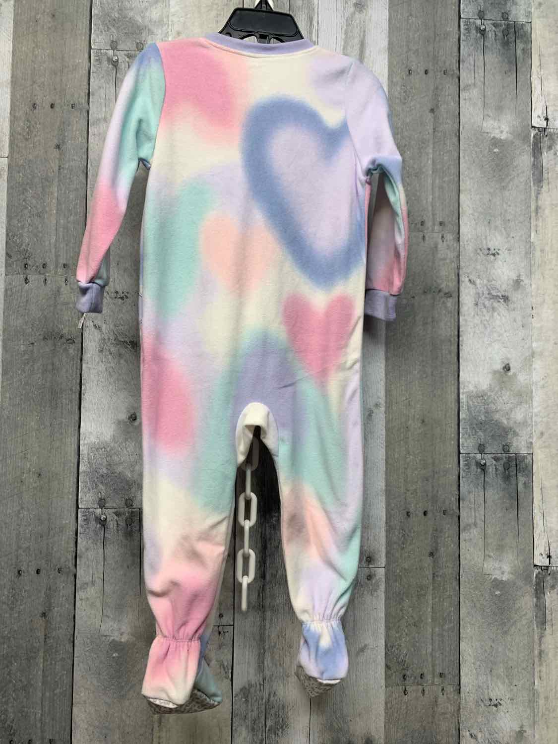 Size 24 Months Purple/Teal Carter's Footy PJs