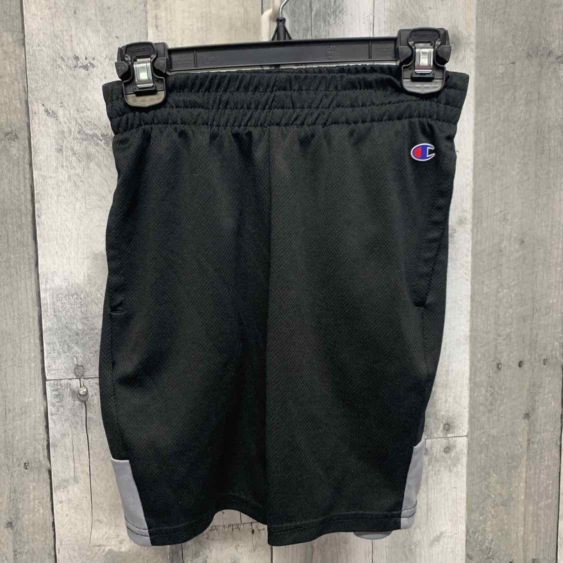 Size 7/8 Black/Gray Champion Shorts - Athletic