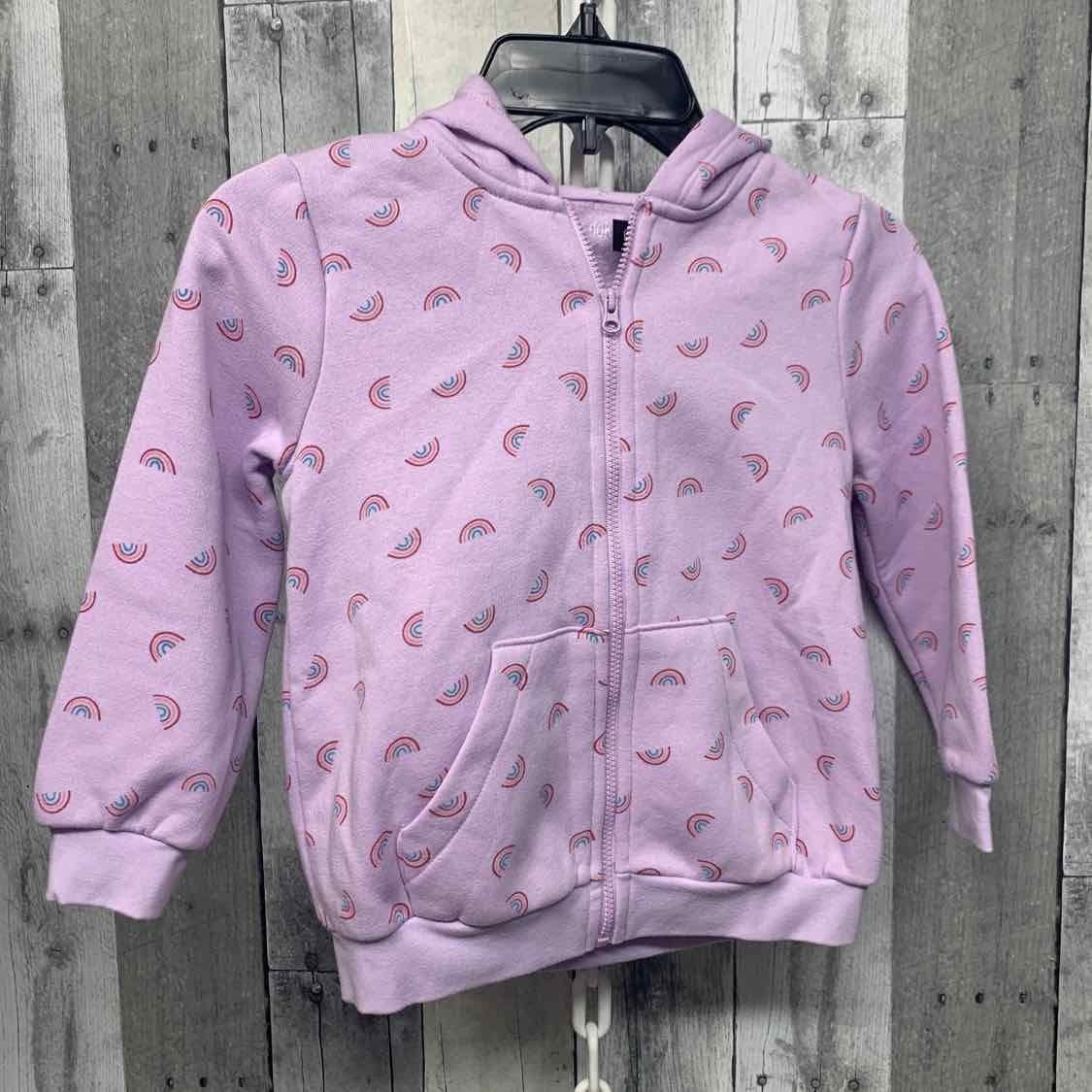 Size 4T Purple Print Okie Dokie Light Jacket