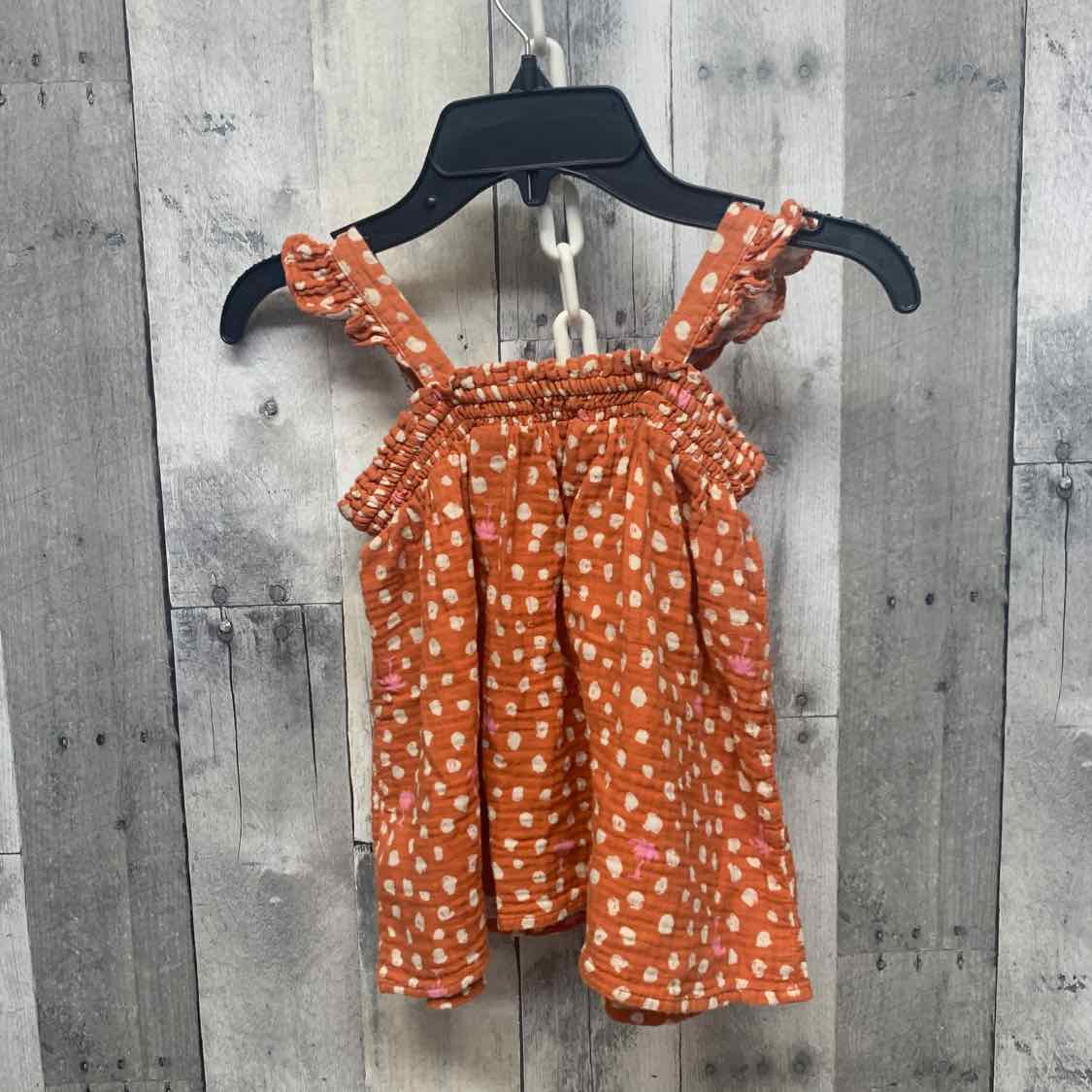 Size 6/7 Orange/Pink Cat & Jack Tank Top