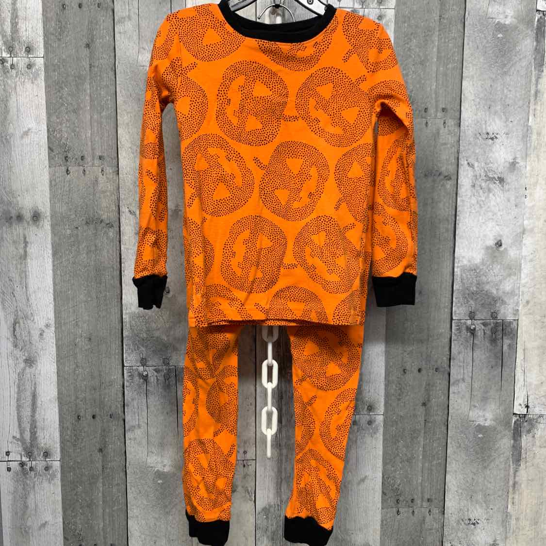 Size 2 Orange Print Carter's 2pc PJs