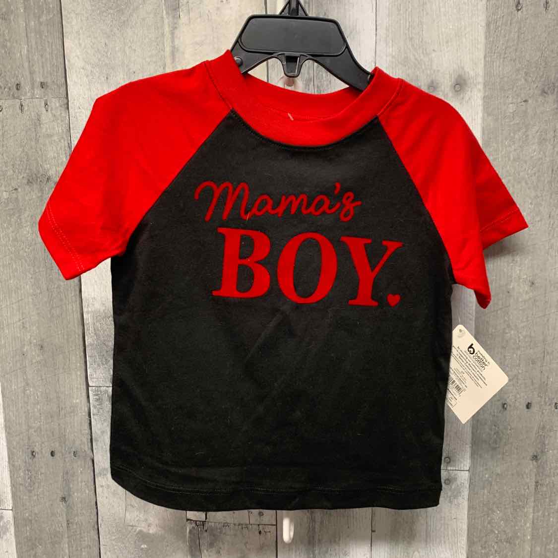 Size 2T Red/Black Holiday Brands T Shirt