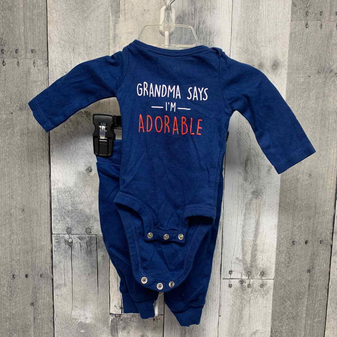 Size 0-3 Months Navy Koala Baby/Kids Shirt/Pants