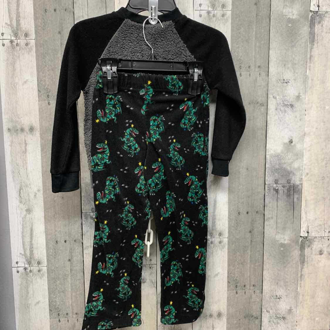 Size 4 Green/Red B Brand 2pc PJs