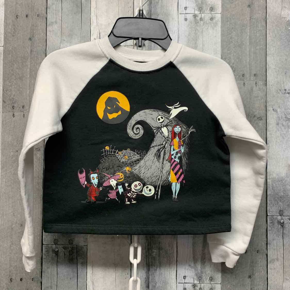 Size 6/6X Gray/White Disney Sweat Shirt