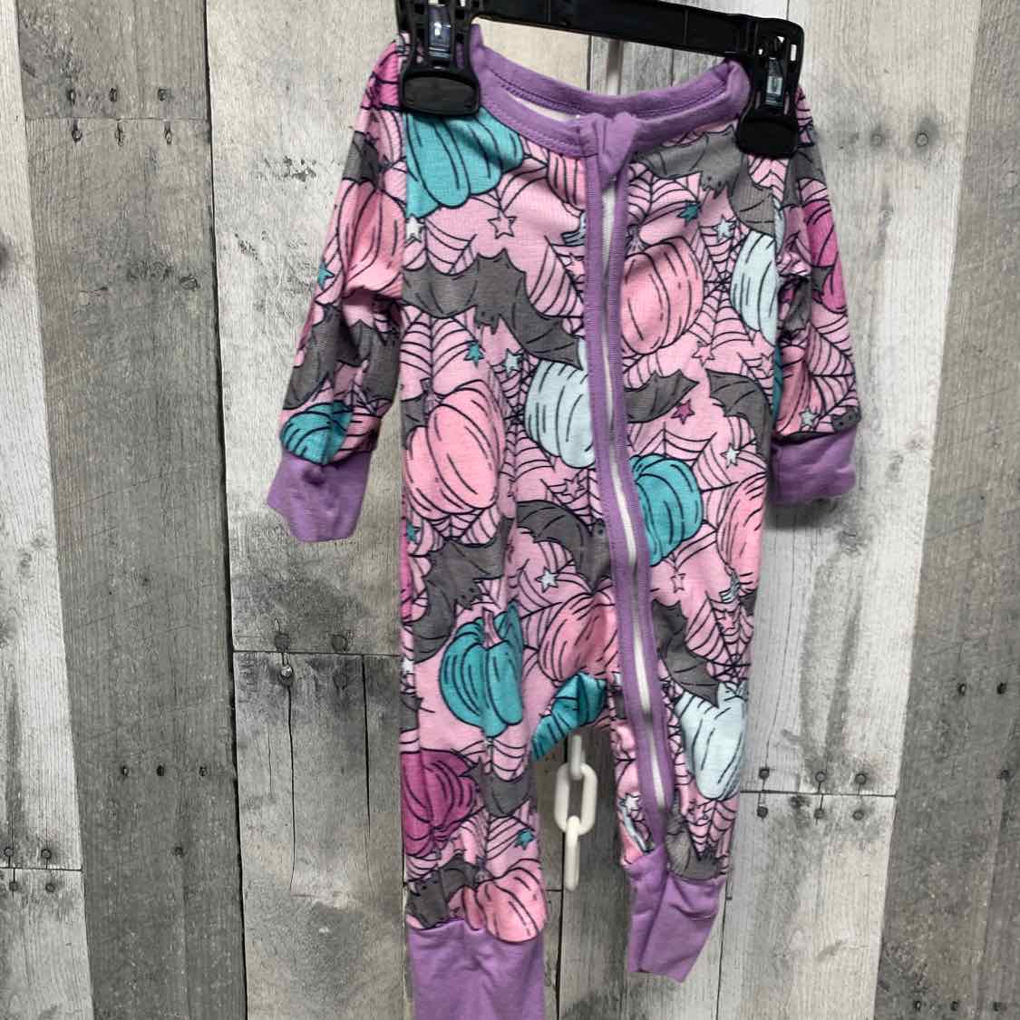 Size 0-3 Months Pink/Gray B Brand Romper