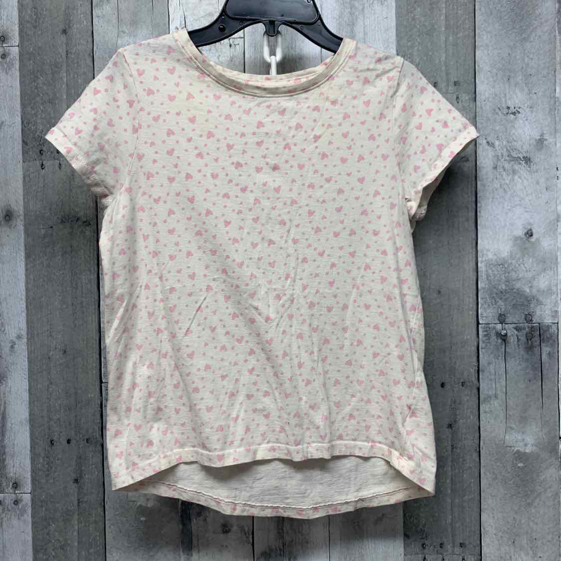 Size 14/16 White/Pink Old Navy T Shirt