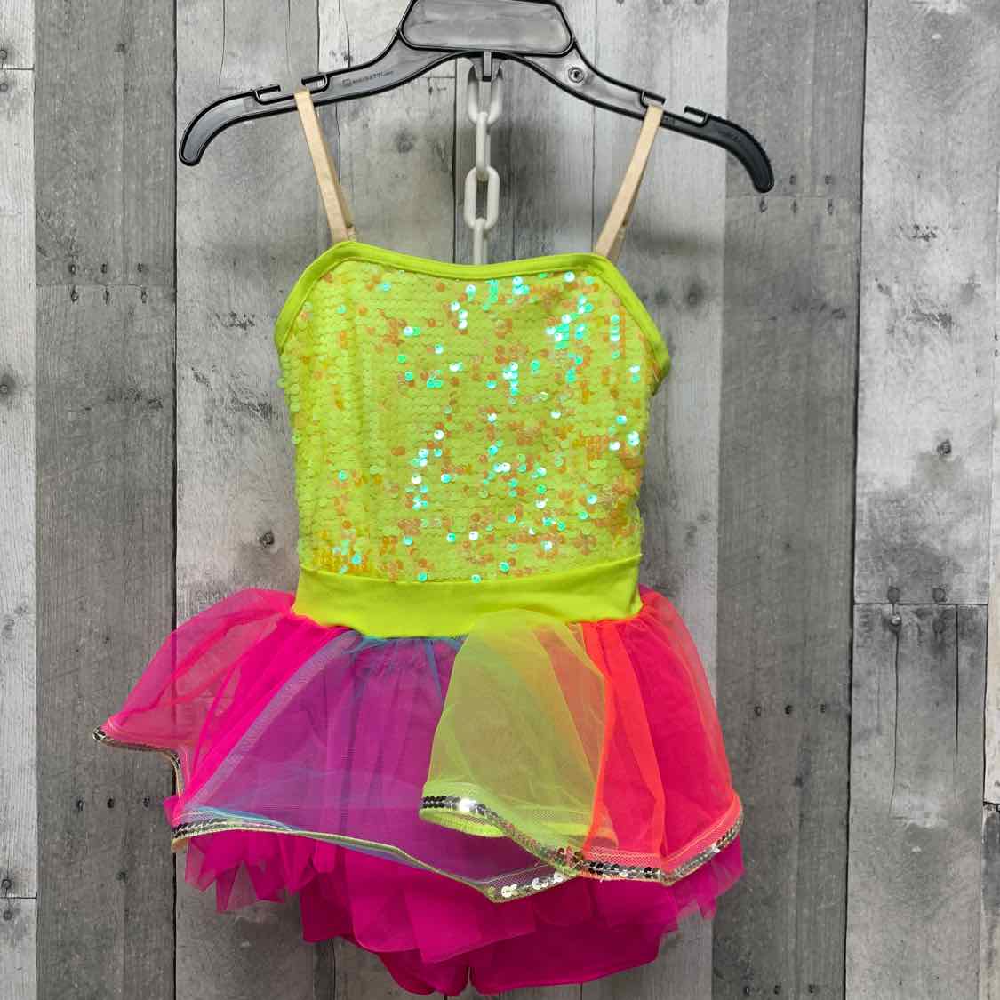 Yellow/Pink Size Child Intermediate Halloween Costume - Big Kid