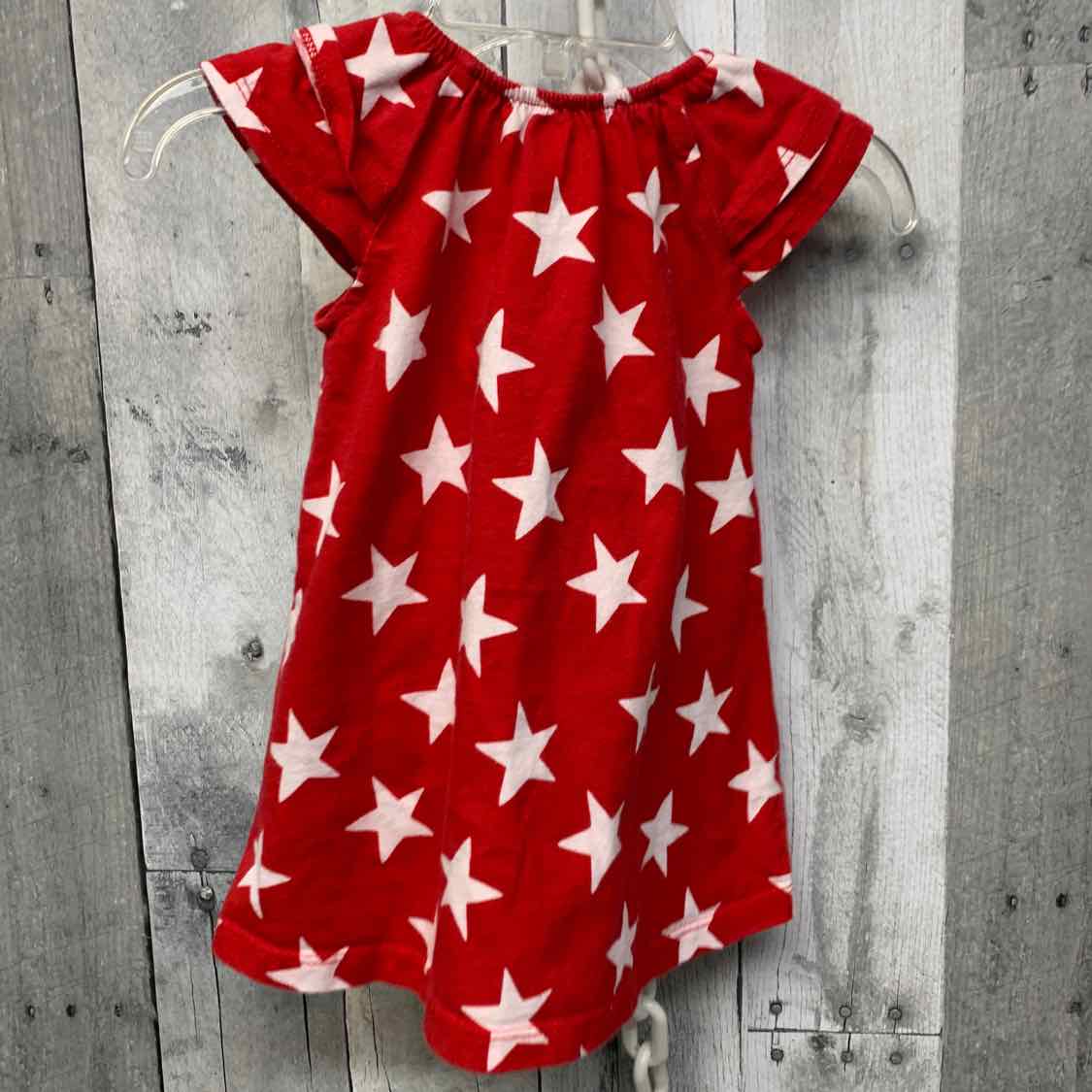 Size 6-9 Months Red/White Child of Mine Dress - Knit