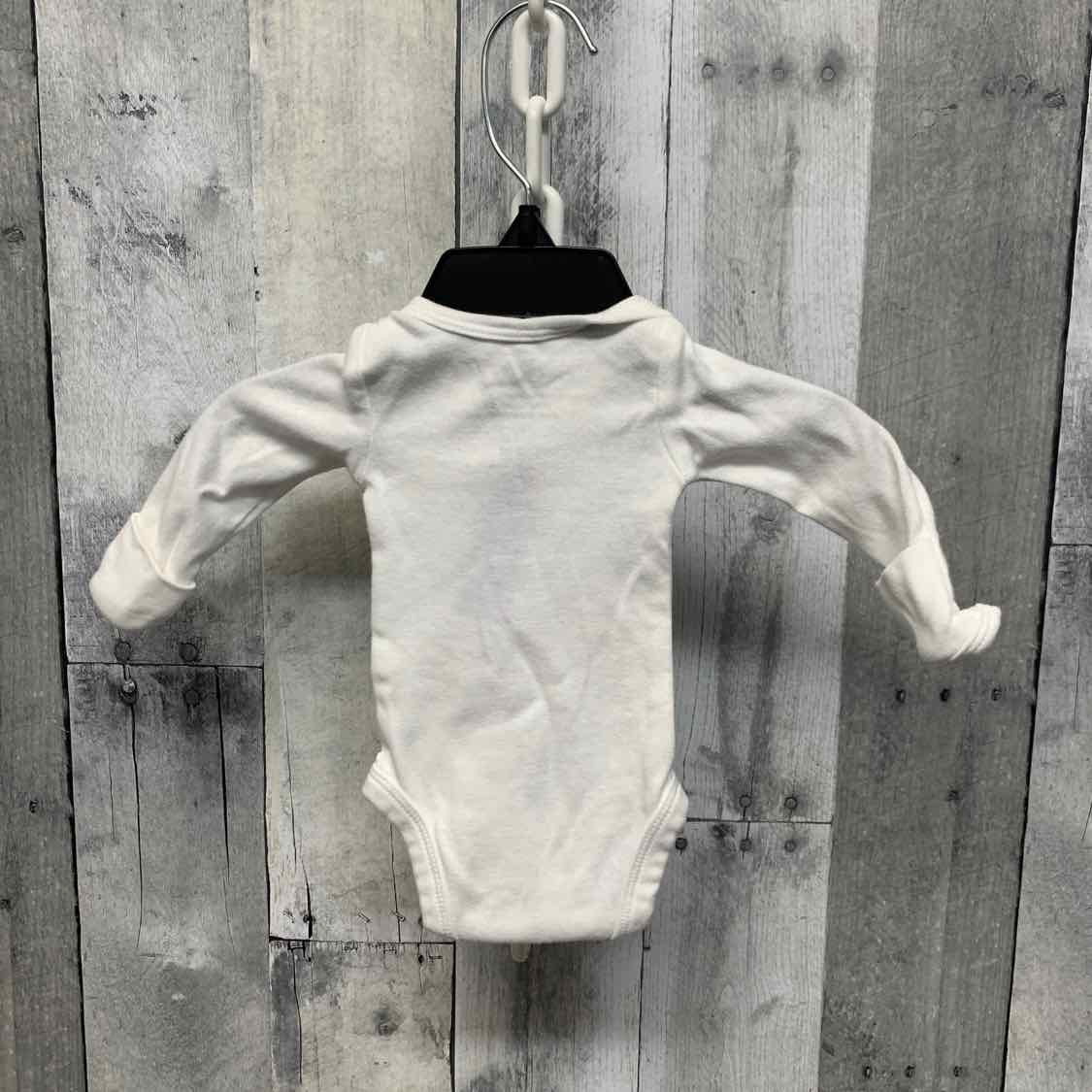 Size Preemie White Child of Mine Bodysuit