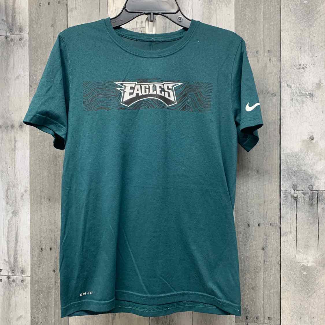 Size Medium Green Graphic Sport Brand Short Sleeve Shirt