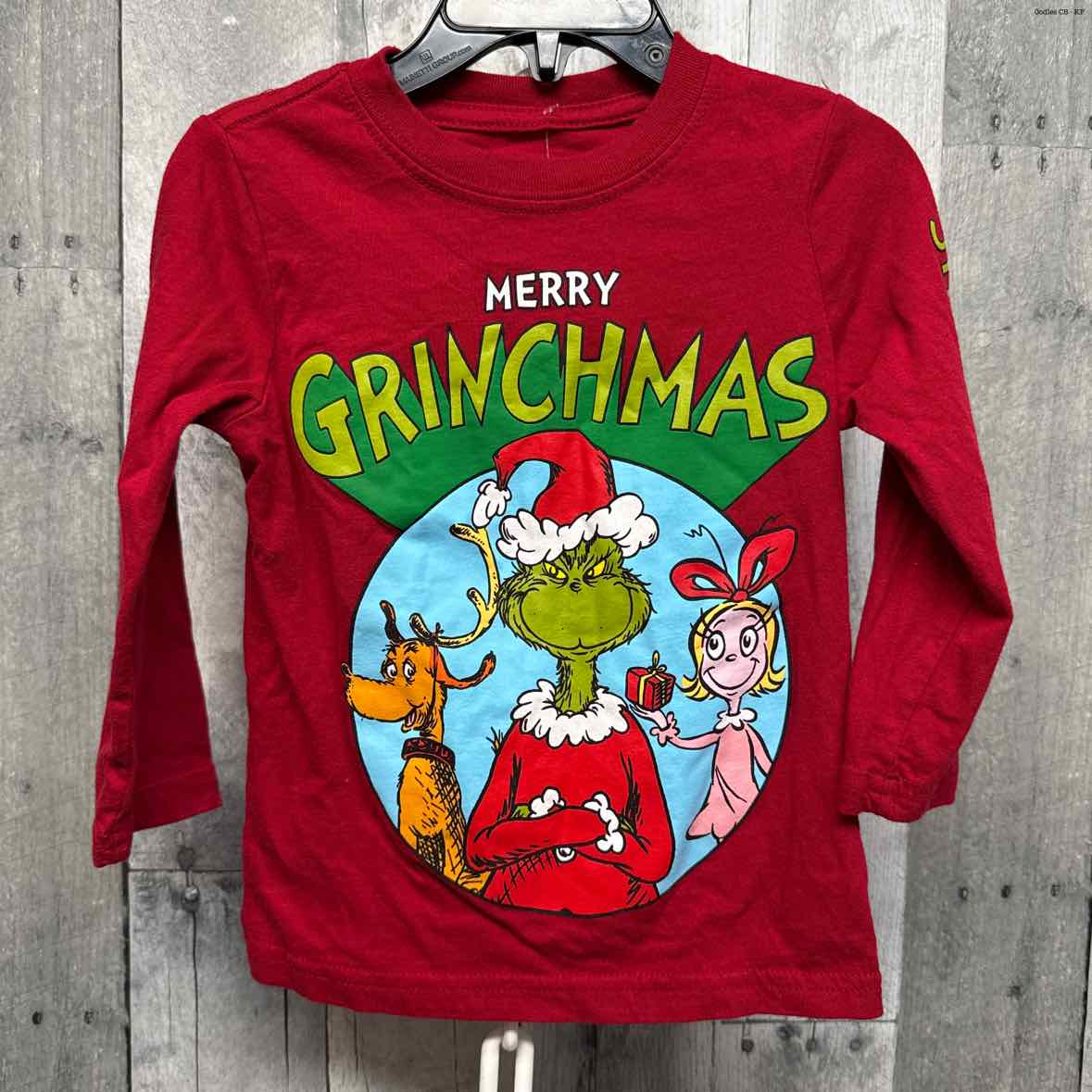 Size 2T Red/Green Dr Seuss Long Sleeve Shirt