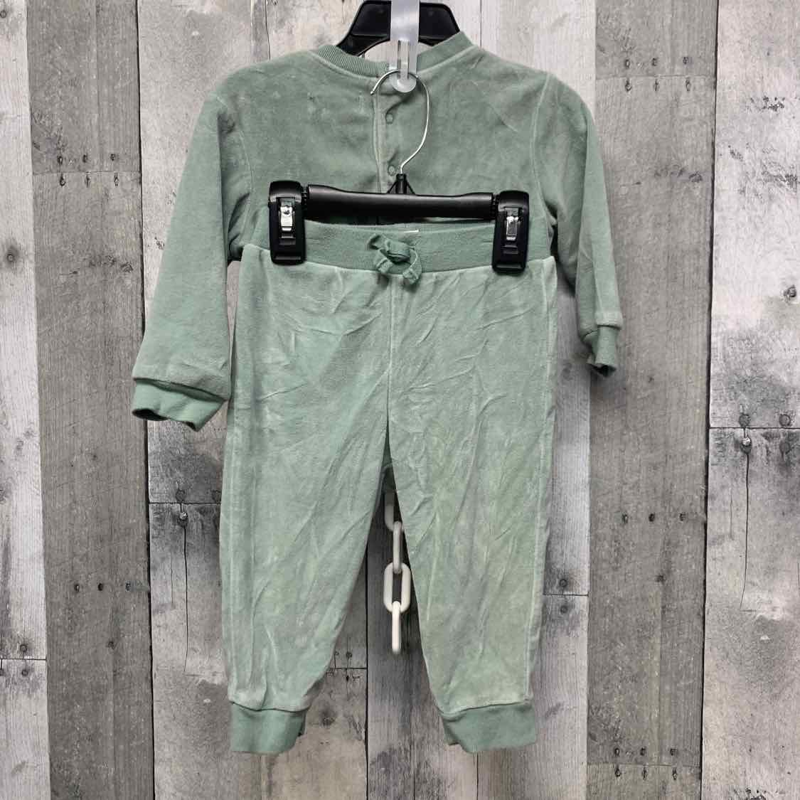 Size 12 Months Green Ralph Lauren Shirt/Pants