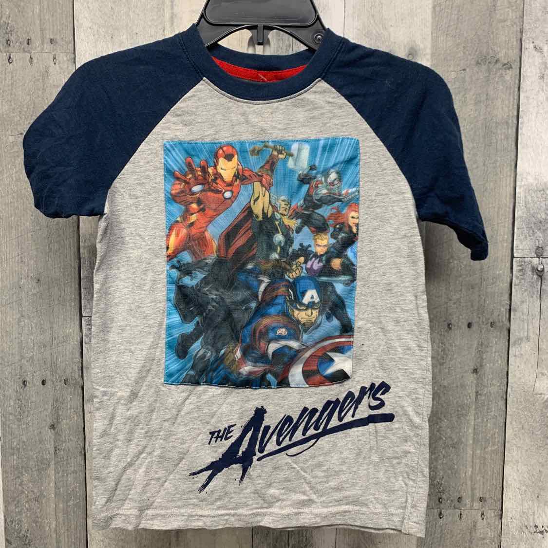 Size 8 Gray Marvel T Shirt