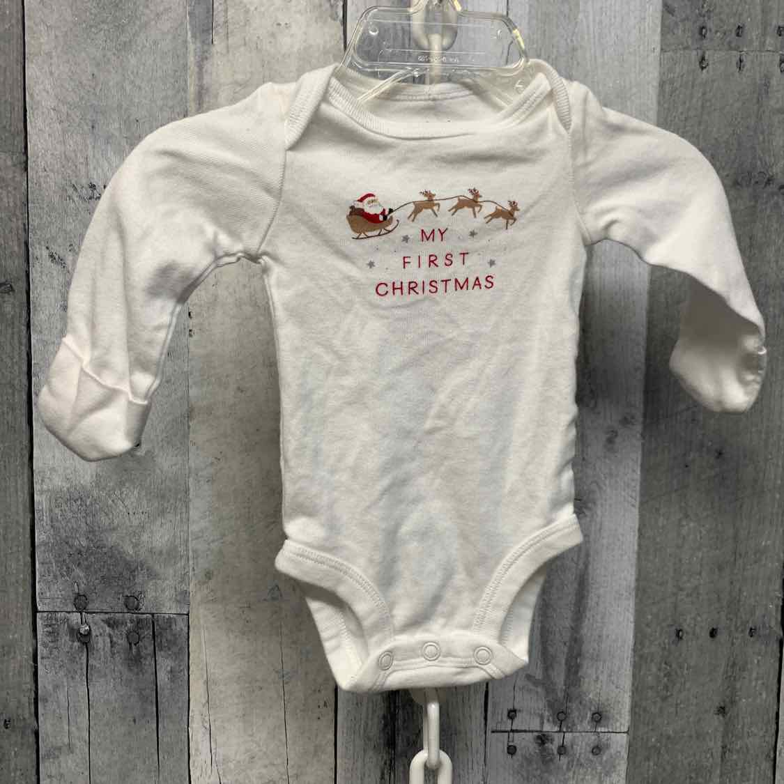 Size Newborn White Graphic Child of Mine Bodysuit