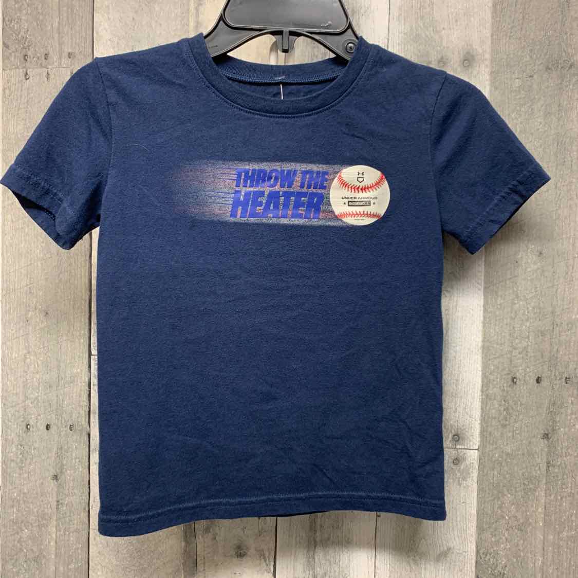 Size 5 Navy Graphic Sport Brand T Shirt