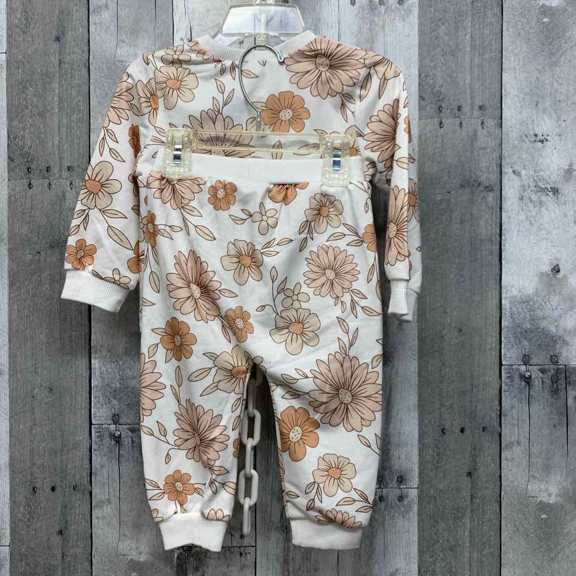 Size 12-18 Months Tan Print Mid Brand Shirt/Pants