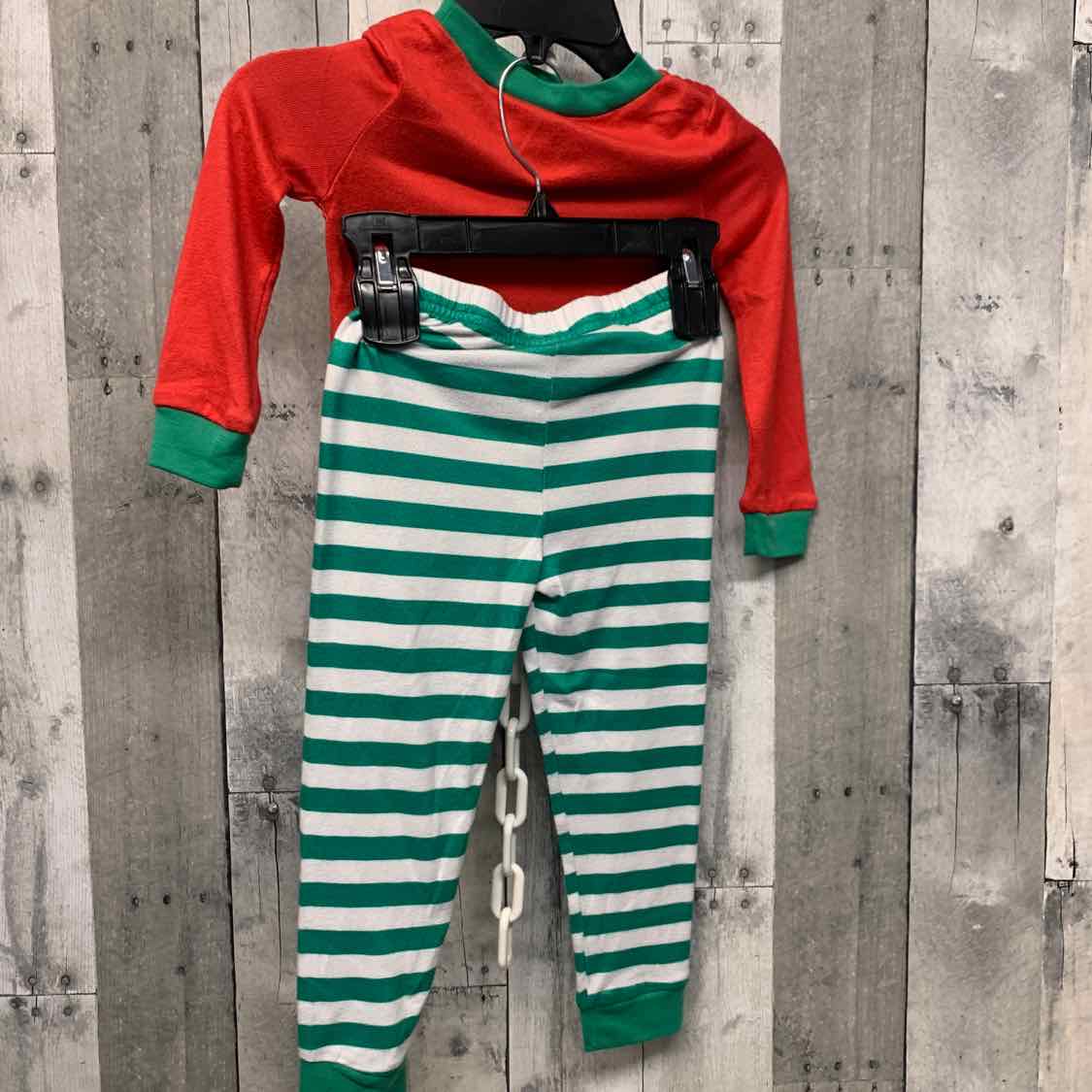 Size 4T Red/Green Dr Seuss 2pc PJs