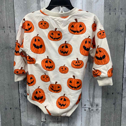Size 18-24 Months Ivory/Orange B Brand Romper