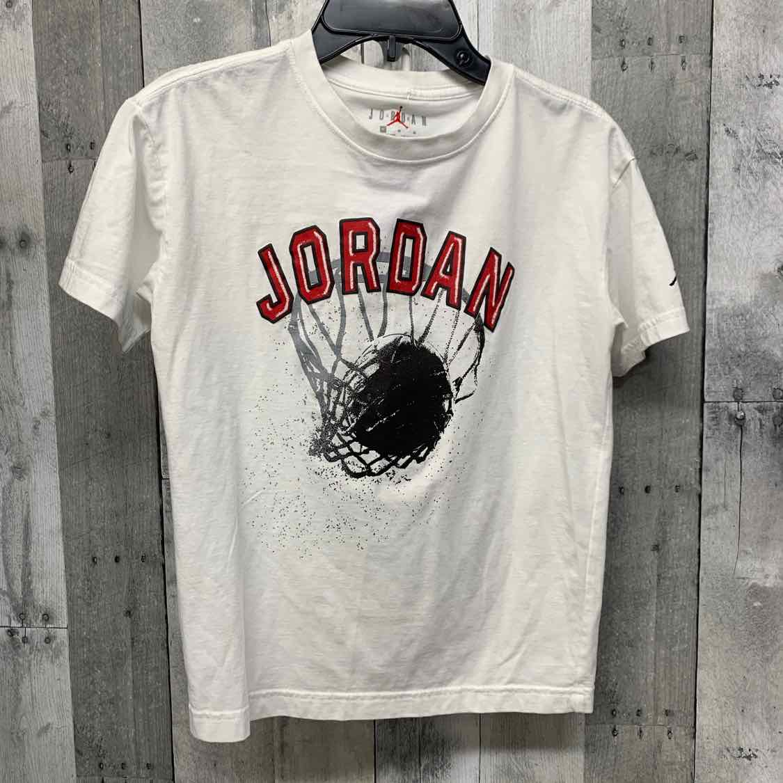 Size Medium White Graphic Sport Brand T Shirt