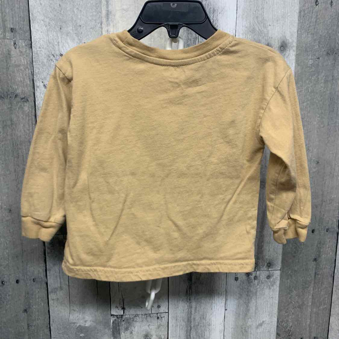 Size 18 Months Tan Graphic Disney Long Sleeve Shirt