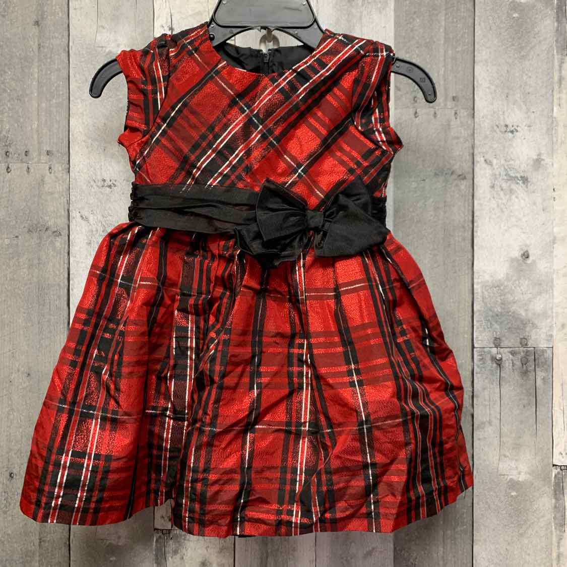 Size 4T Red Plaid Bonnie Jean/Baby Dress - Party