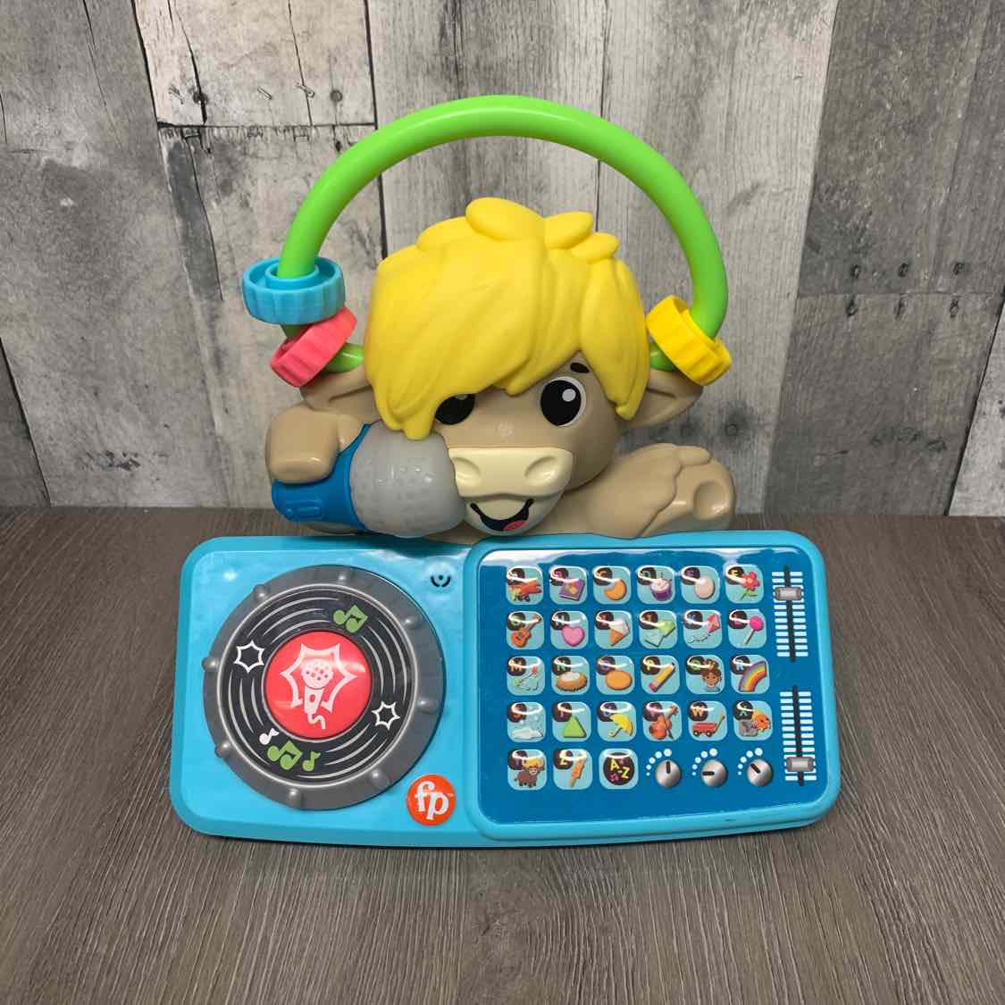 Fisher Price Tan/Blue Interactive Baby Toy
