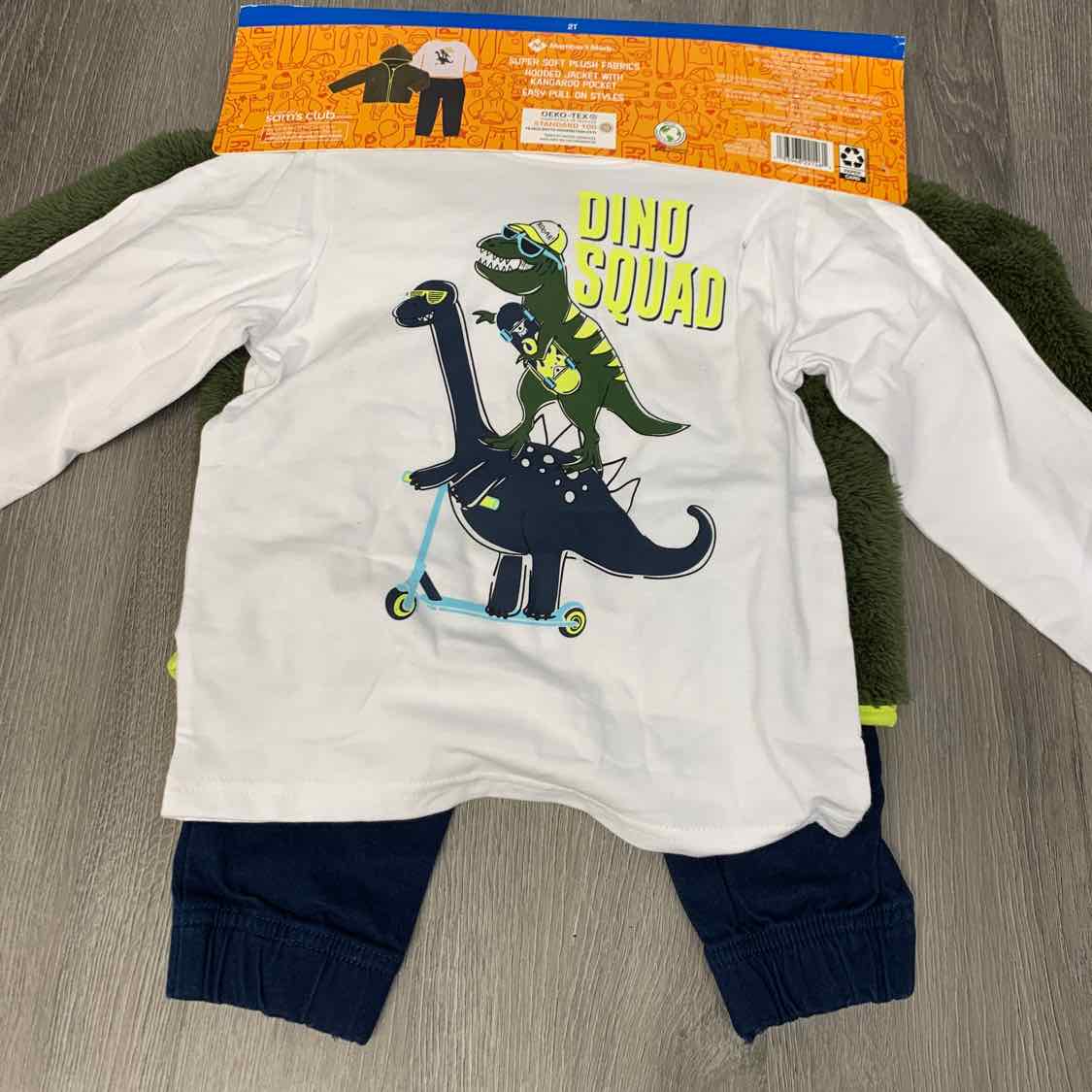Size 2T Green/Navy Members Mark Jacket/Pants