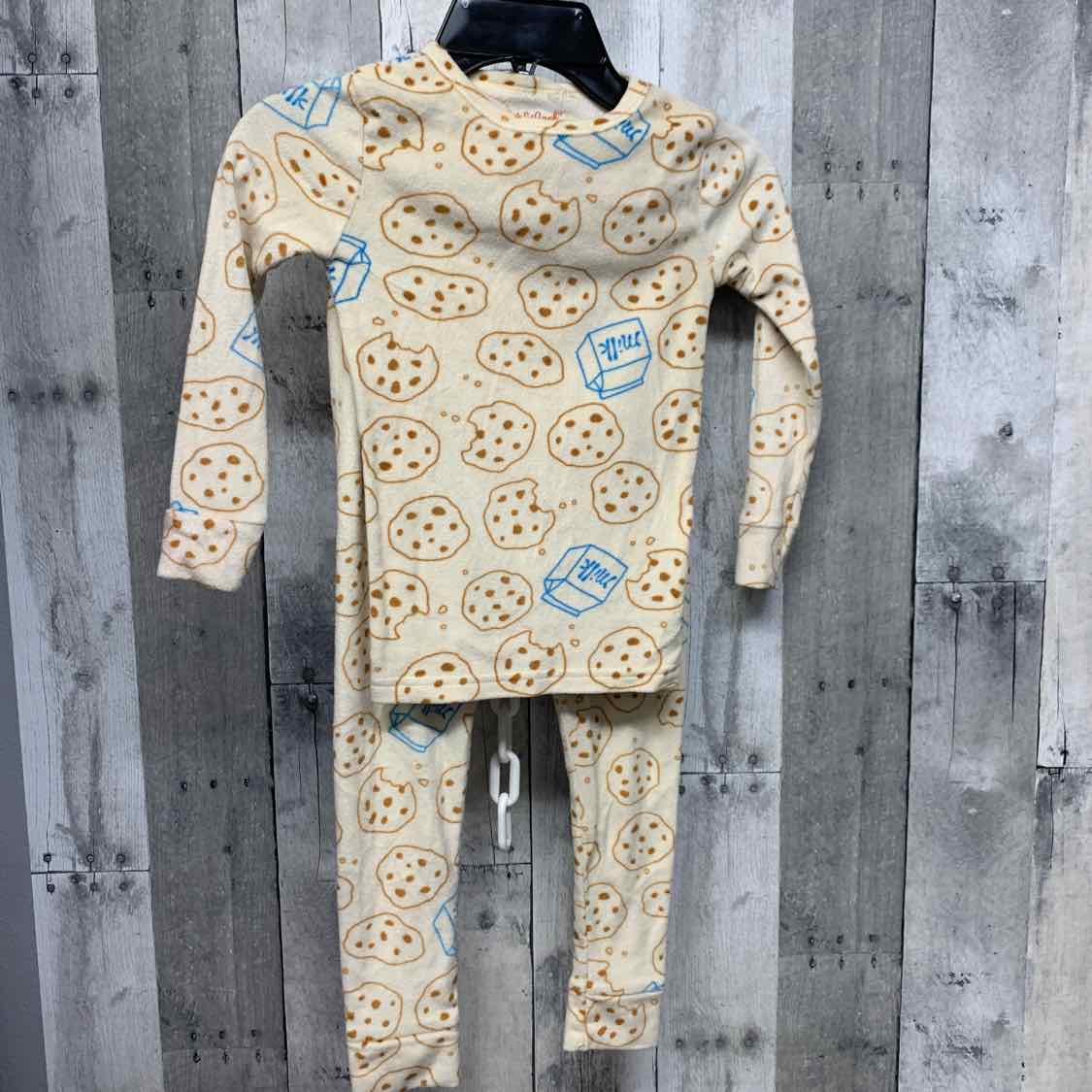 Size 4T Yellow Print Cat & Jack 2pc PJs