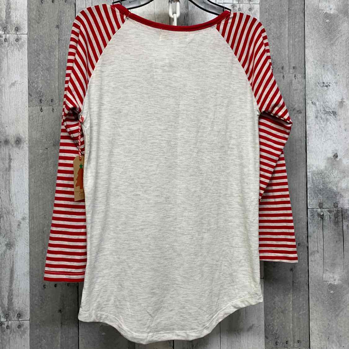 Size 10 Gray/Red B Brand Long Sleeve Shirt