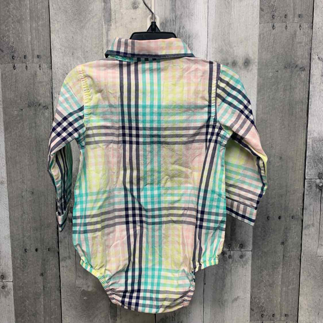 Size 24 Months Pink/Green Cat & Jack Romper