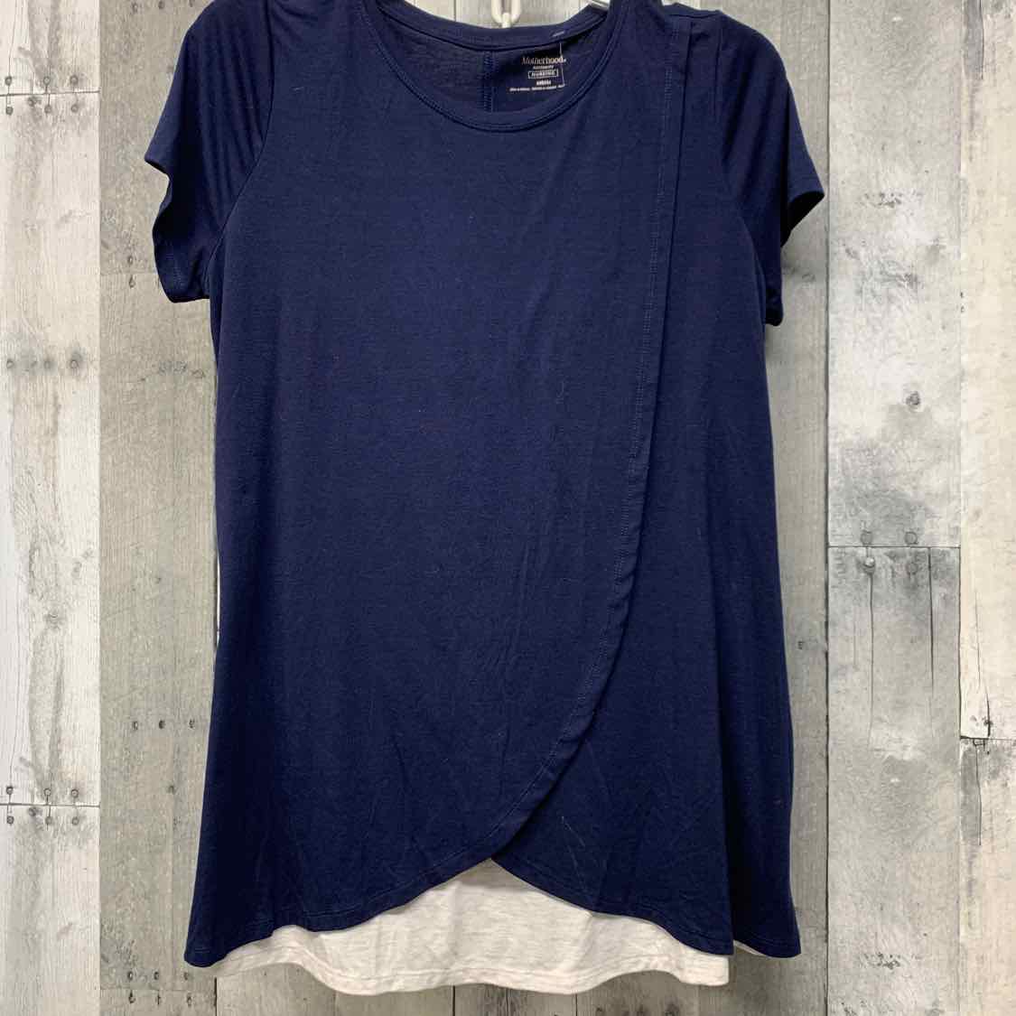 Size M Navy Motherhood Nursing Top