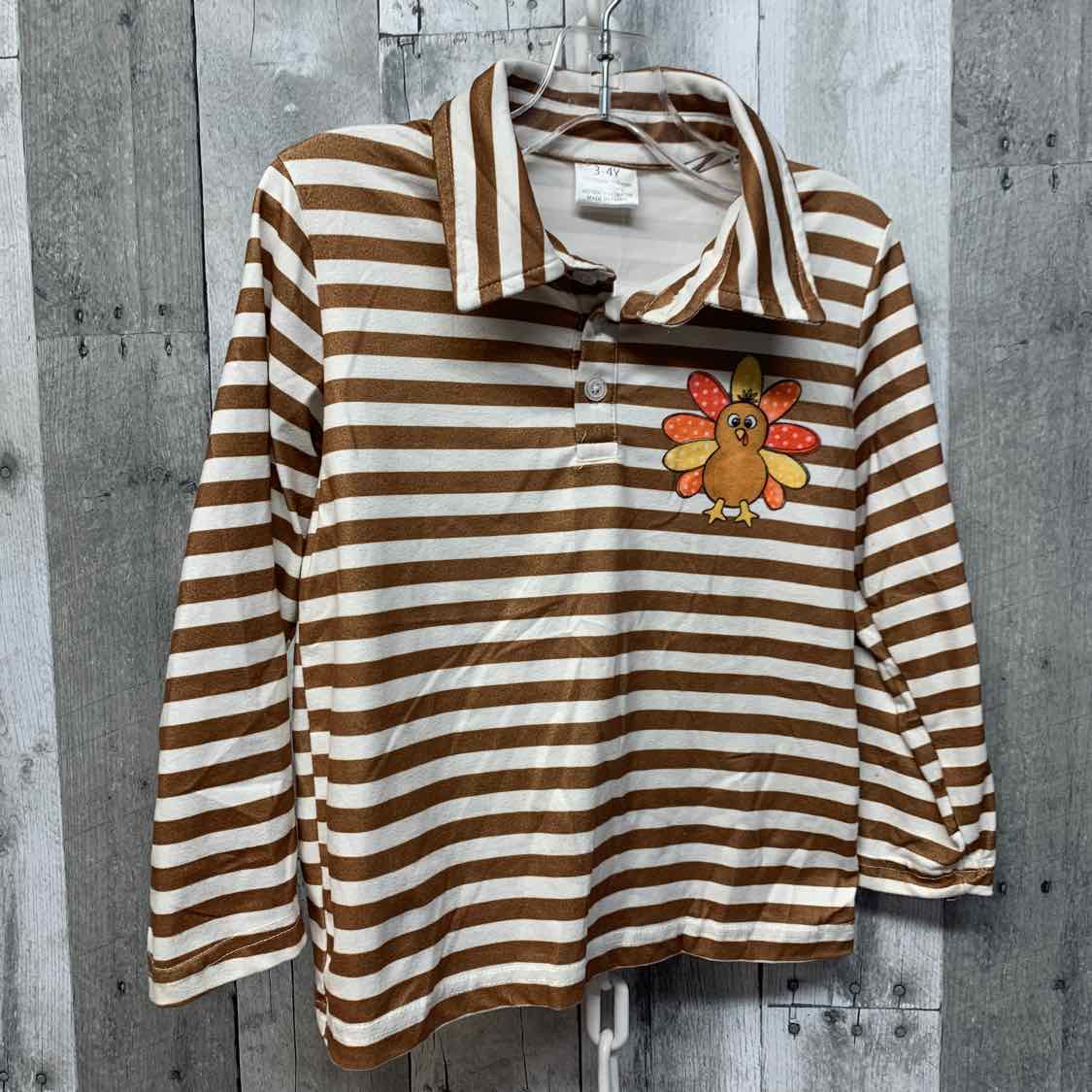 Size 3/4 Brown B Brand Long Sleeve Shirt