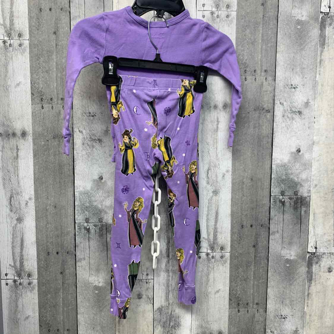 Size 4 Purple Print Disney 2pc PJs