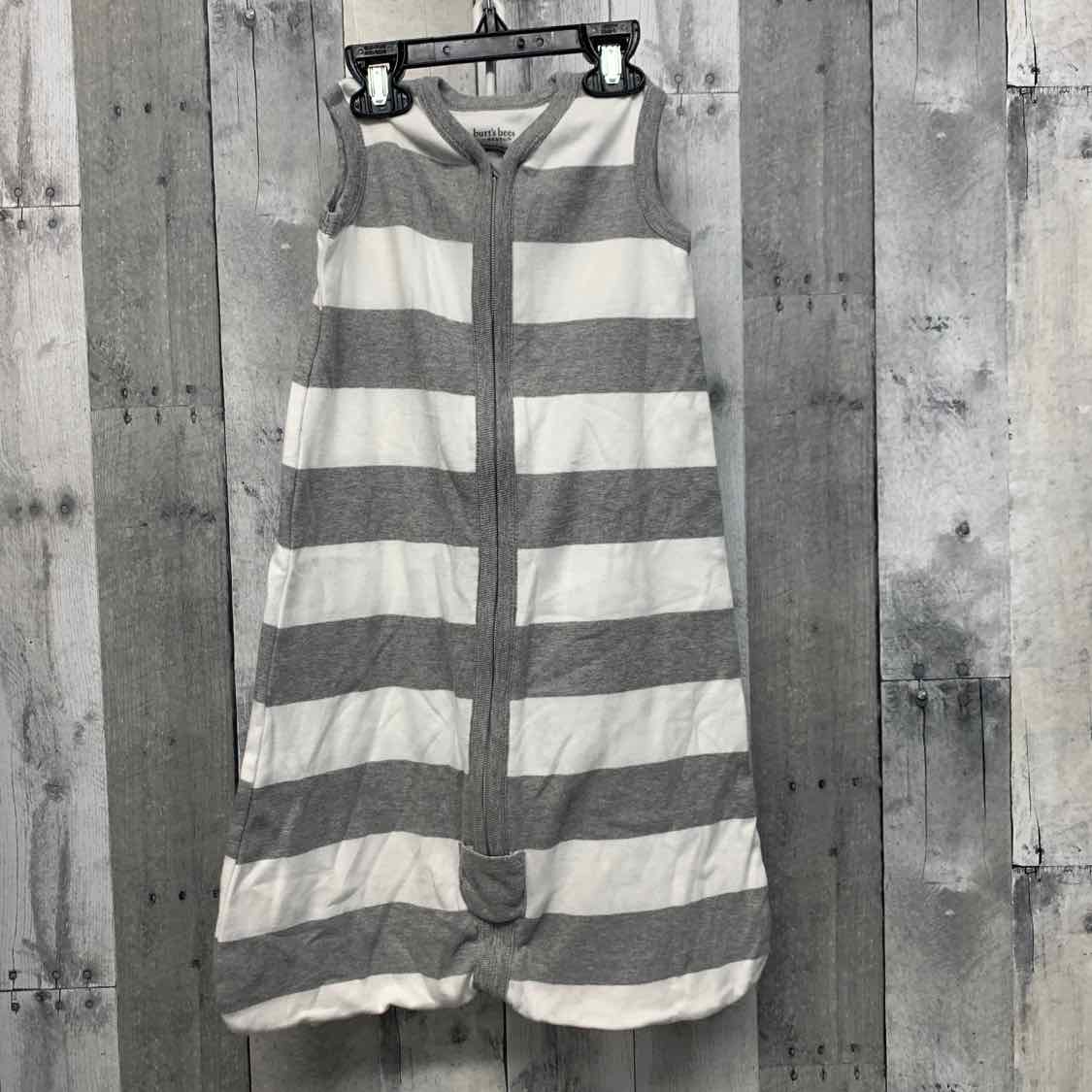 Size Small Gray Striped Burt's Bees Baby Sleep Sack