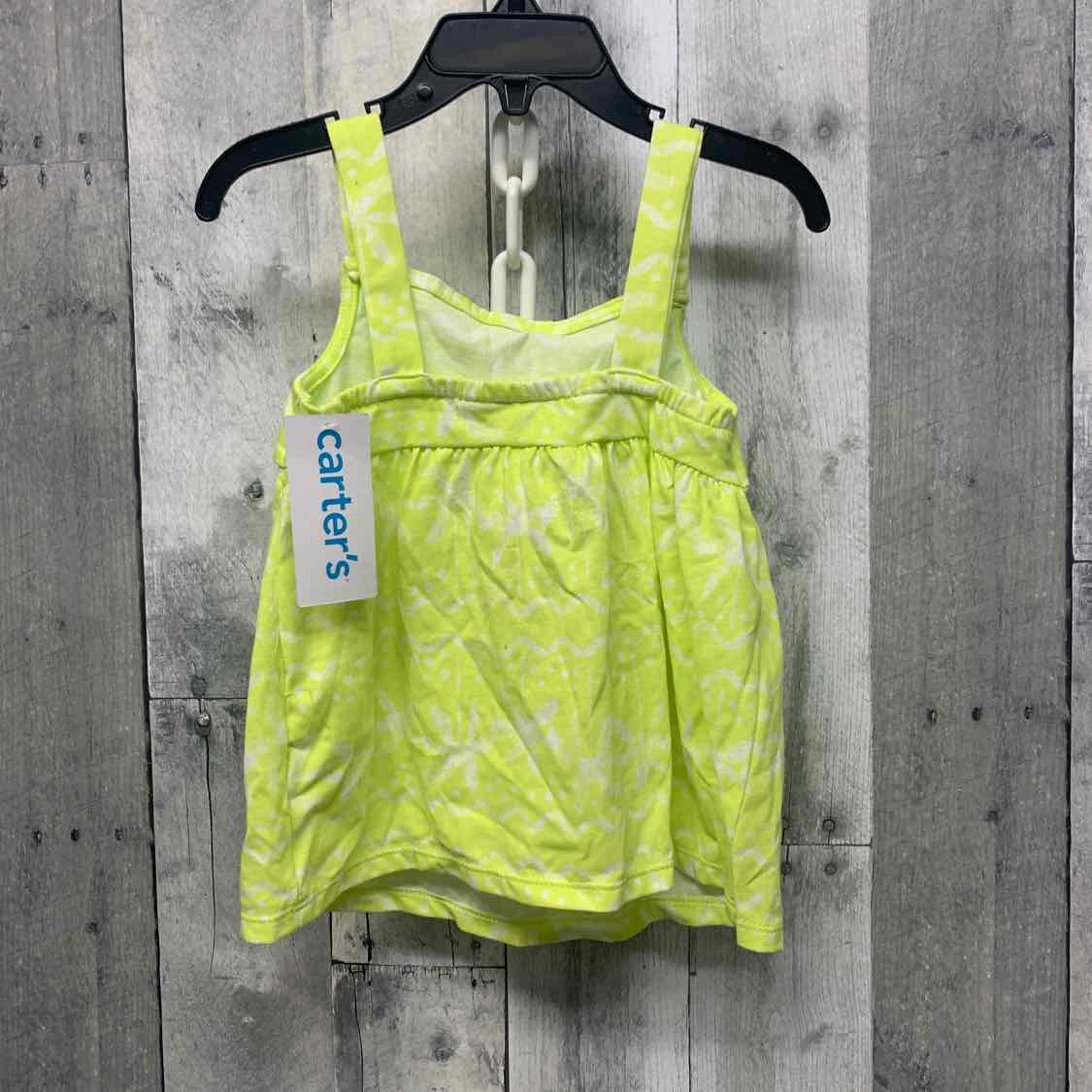 Size 3T Green/White Carter's Tank Top - OodlesCB