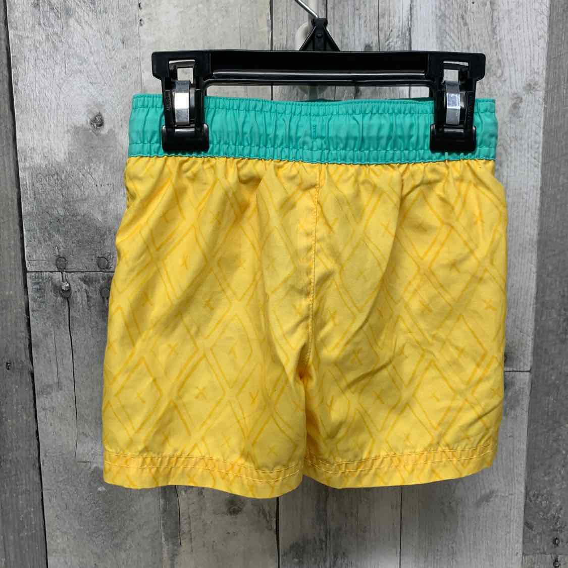 Size 12 Months Yellow/Green Cat & Jack Swim Trunks