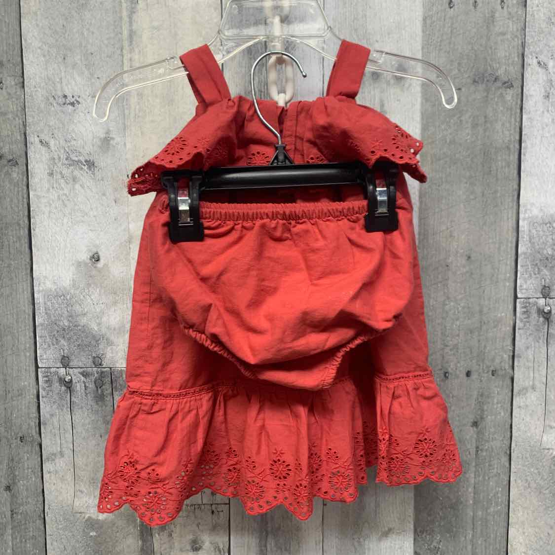 Size 6 Months Red Ralph Lauren 2pc Dress