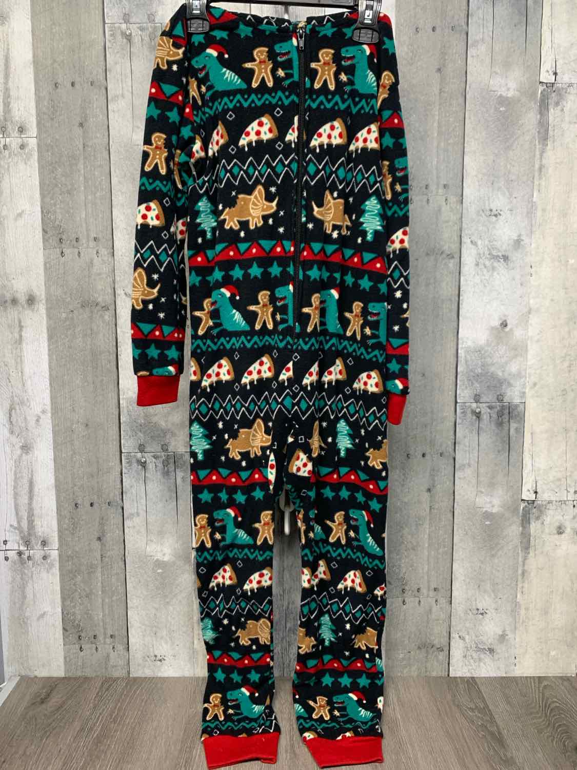 Size Small Black Graphic Cat & Jack Footy PJs