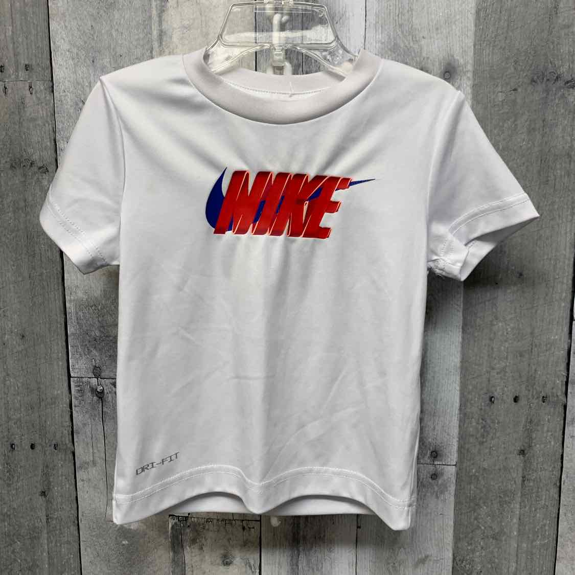 Size 3T White Graphic Sport Brand T Shirt