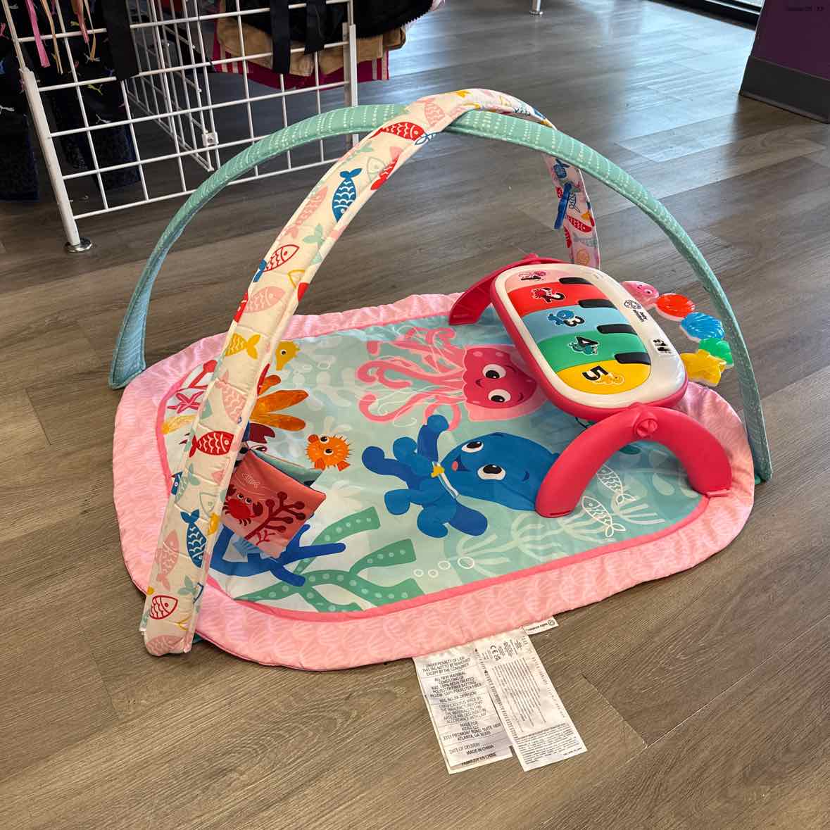 Baby Einstein Pink/Blue Floor Gym - OodlesCB